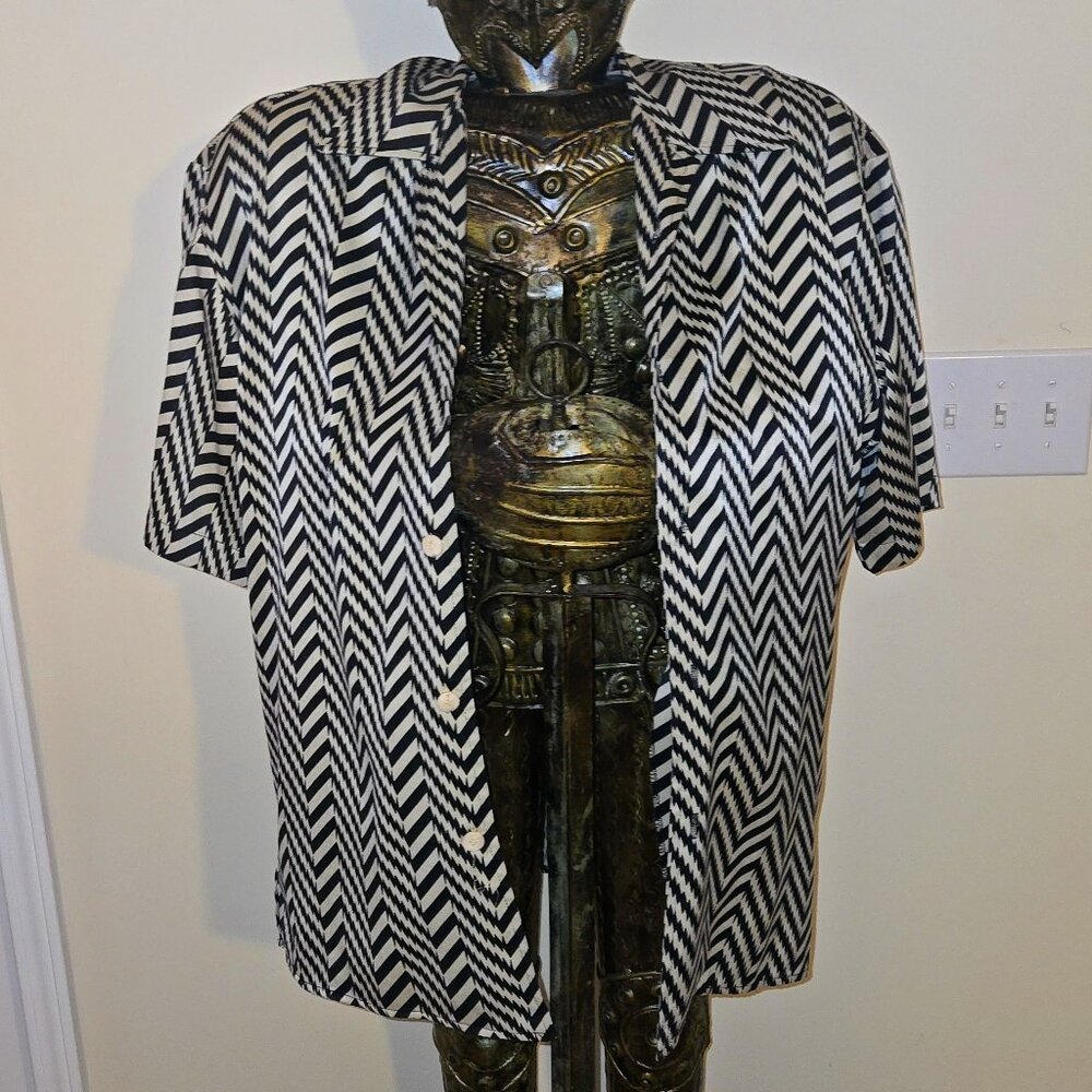 Bold Summer Shirt Bundle - Hawaiian & Chevron Prints (XL)